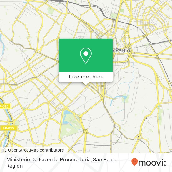 Ministério Da Fazenda Procuradoria map