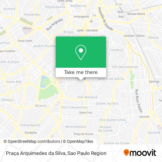 Mapa Praça Arquimedes da Silva