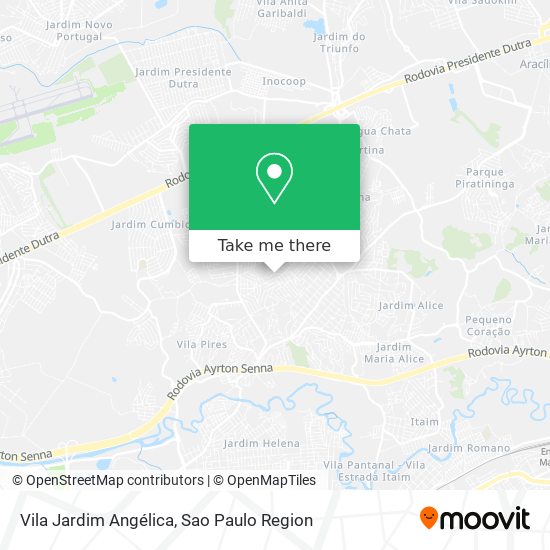 Mapa Vila Jardim Angélica