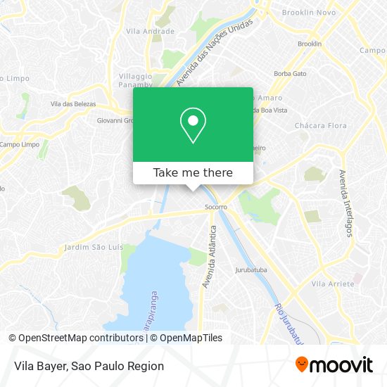 Vila Bayer map
