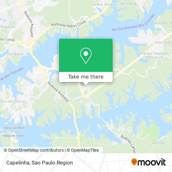 Capelinha map