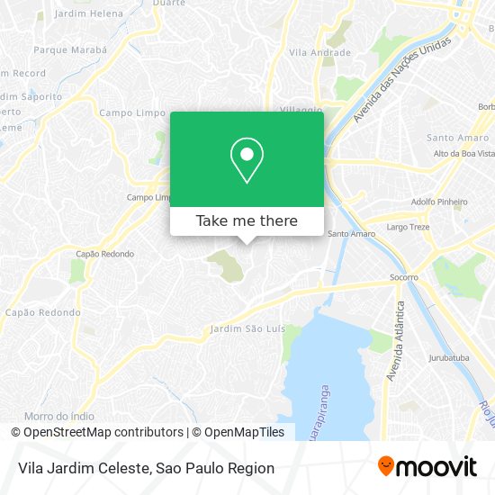 Vila Jardim Celeste map
