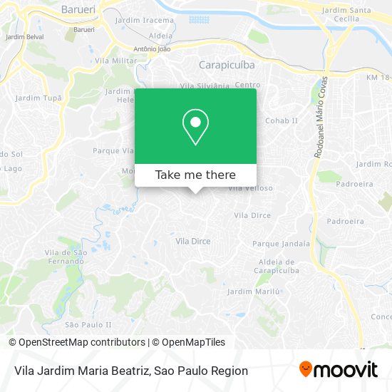 Vila Jardim Maria Beatriz map