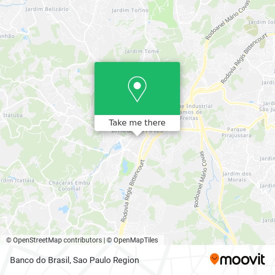 Banco do Brasil map