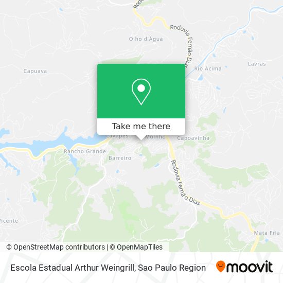 Escola Estadual Arthur Weingrill map