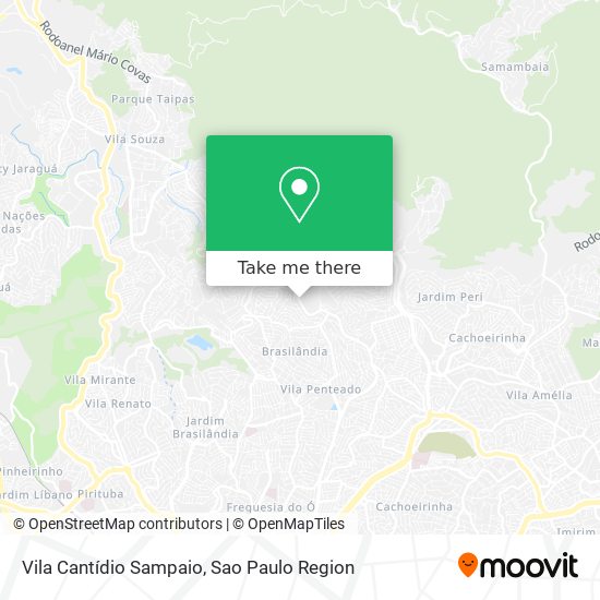 Vila Cantídio Sampaio map