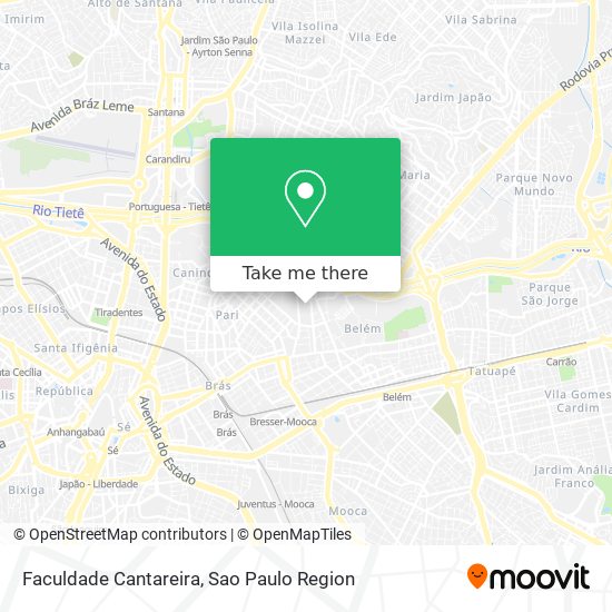 Faculdade Cantareira map