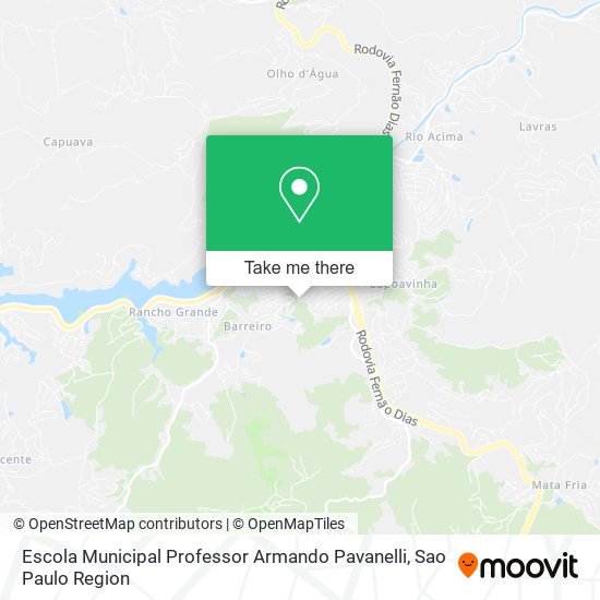 Escola Municipal  Professor Armando Pavanelli map