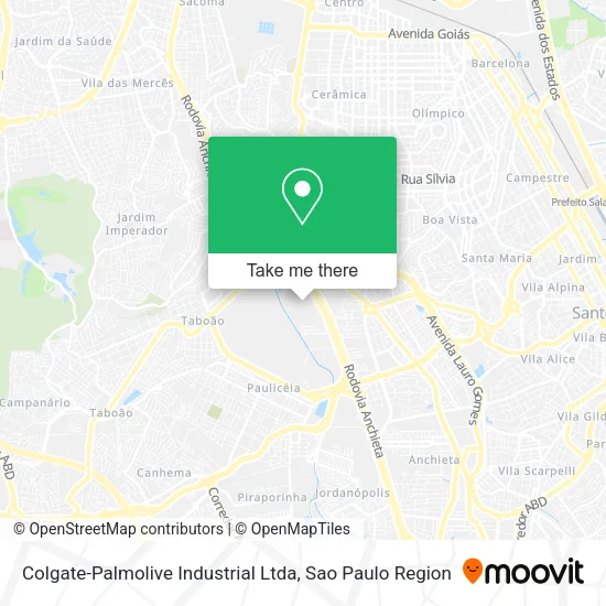 Colgate-Palmolive Industrial Ltda map