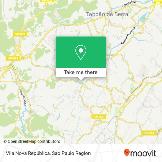 Vila Nova República map