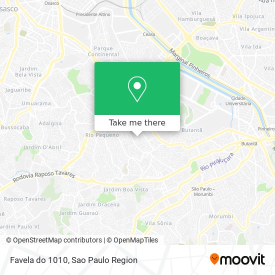 Favela do 1010 map