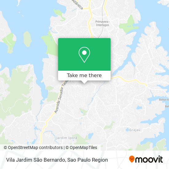 Mapa Vila Jardim São Bernardo