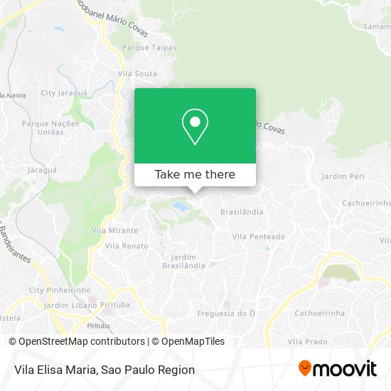 Vila Elisa Maria map