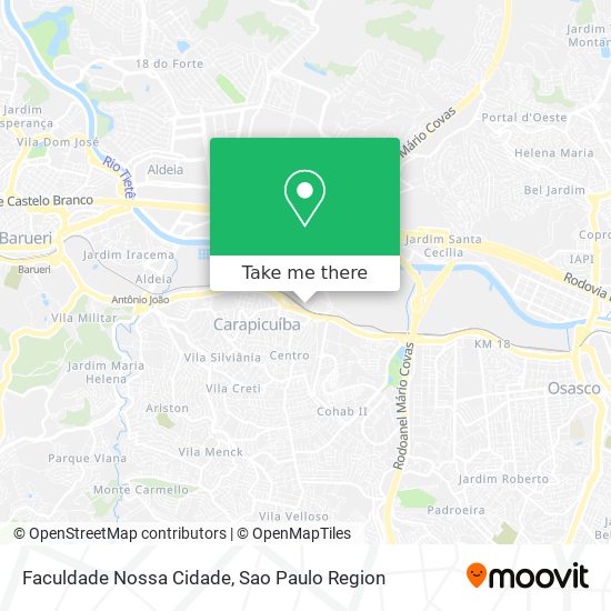 Faculdade Nossa Cidade map