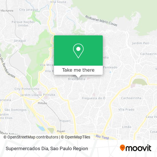 Mapa Supermercados Dia