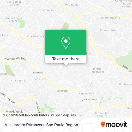 Vila Jardim Primavera map