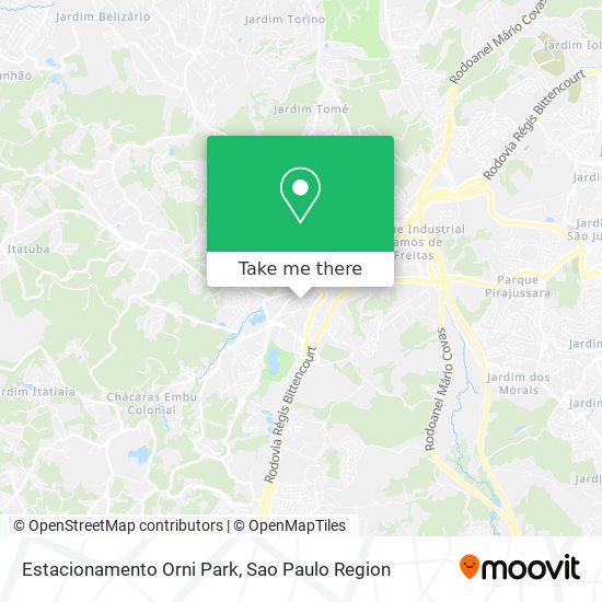 Estacionamento Orni Park map