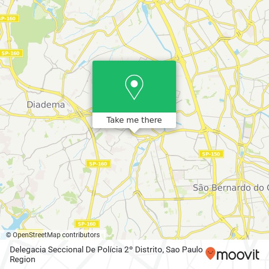 Mapa Delegacia Seccional De Polícia 2º Distrito