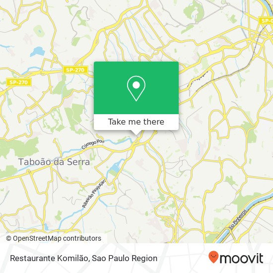 Restaurante Komilão map