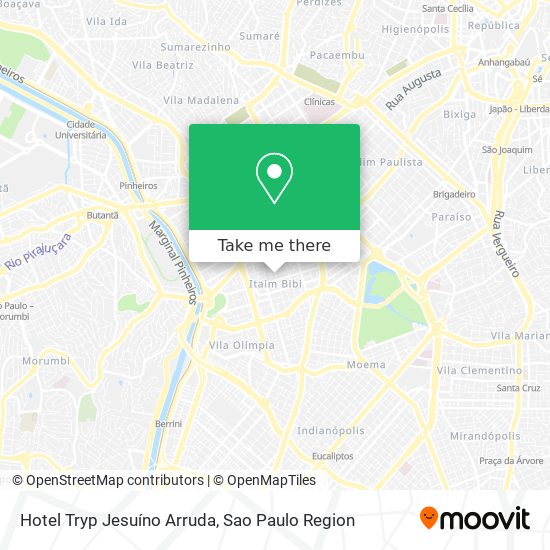 Hotel Tryp Jesuíno Arruda map