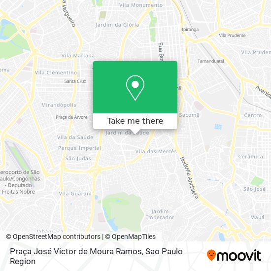 Mapa Praça José Victor de Moura Ramos