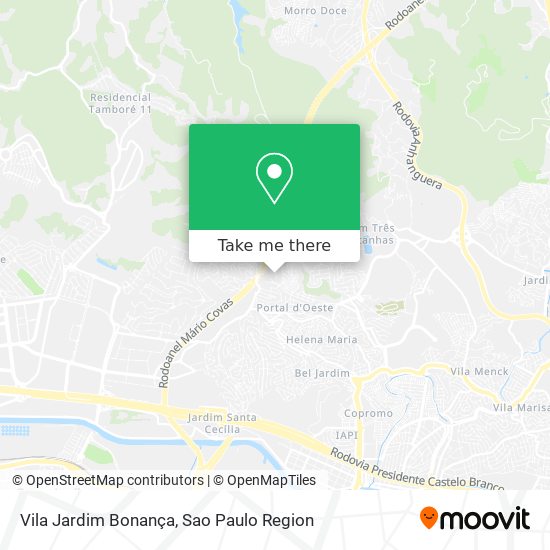 Vila Jardim Bonança map