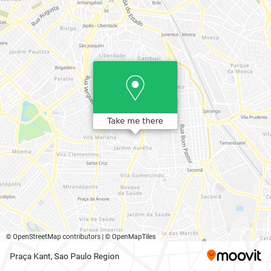 Praça Kant map