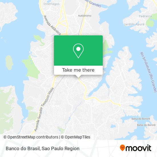 Banco do Brasil map