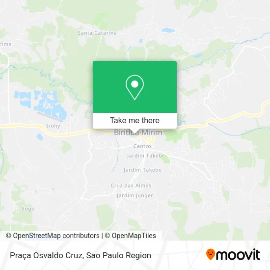 Praça Osvaldo Cruz map
