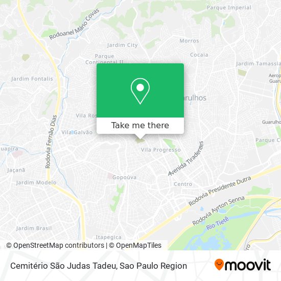 Cemitério São Judas Tadeu map