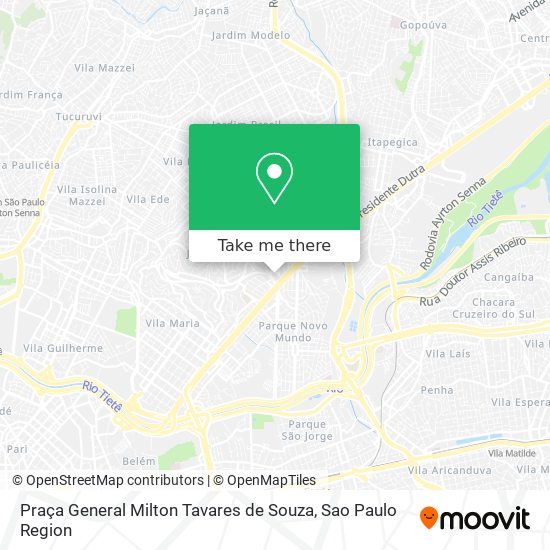 Praça General Milton Tavares de Souza map