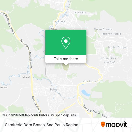 Cemitério Dom Bosco map