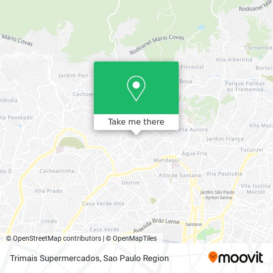 Trimais Supermercados map