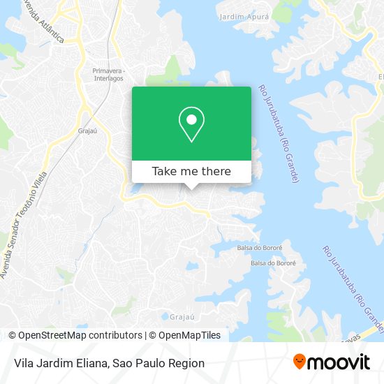 Mapa Vila Jardim Eliana