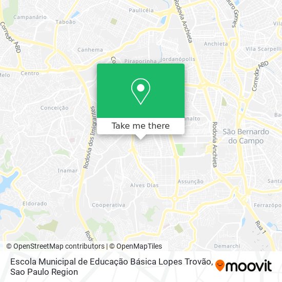 Escola Municipal de Educação Básica Lopes Trovão map