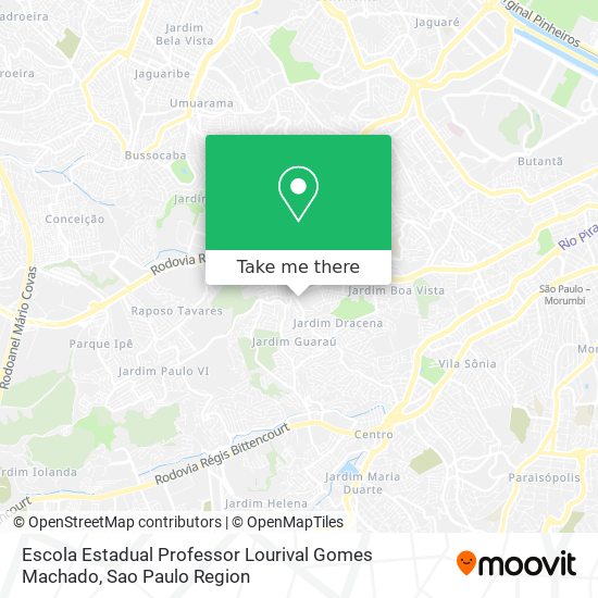 Escola Estadual Professor Lourival Gomes Machado map