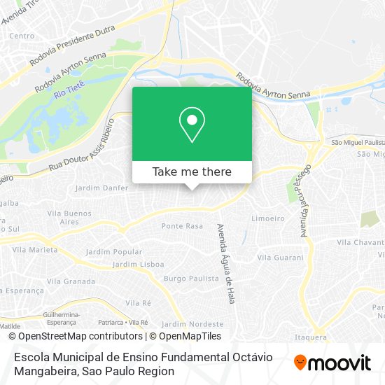 Mapa Escola Municipal de Ensino Fundamental Octávio Mangabeira