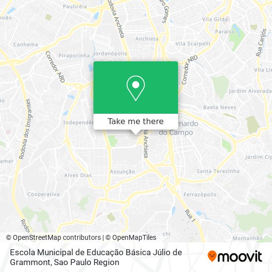 Escola Municipal de Educação Básica Júlio de Grammont map