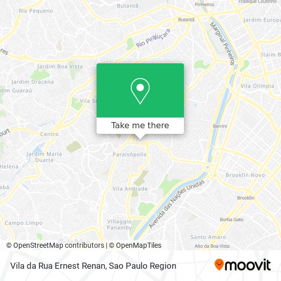 Vila da Rua Ernest Renan map