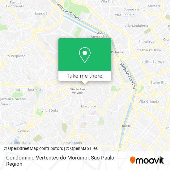 Mapa Condominio Vertentes do Morumbi