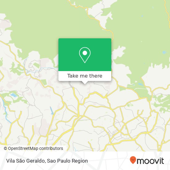 Mapa Vila São Geraldo