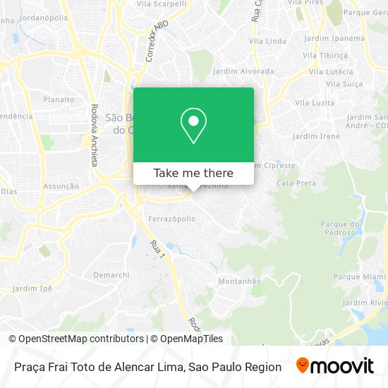 Praça Frai Toto de Alencar Lima map