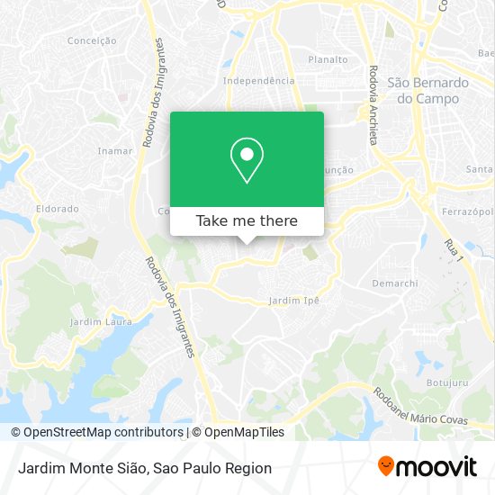 Mapa Jardim Monte Sião