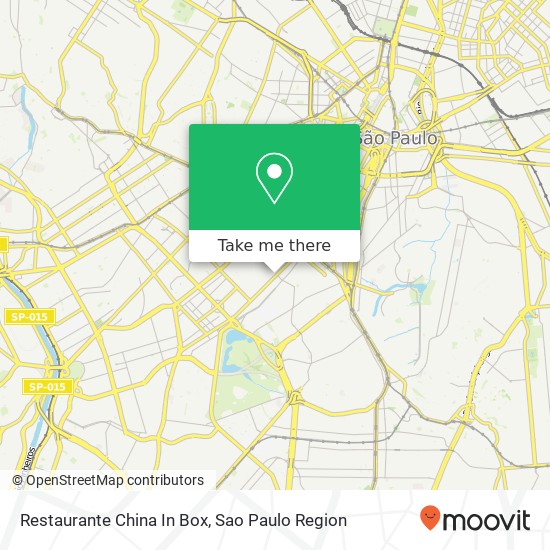 Mapa Restaurante China In Box