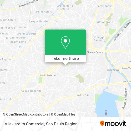 Vila Jardim Comercial map