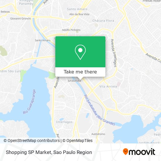 Mapa Shopping SP Market