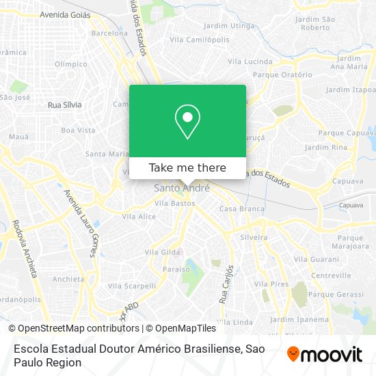 Escola Estadual Doutor Américo Brasiliense map