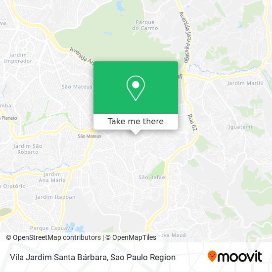 Vila Jardim Santa Bárbara map