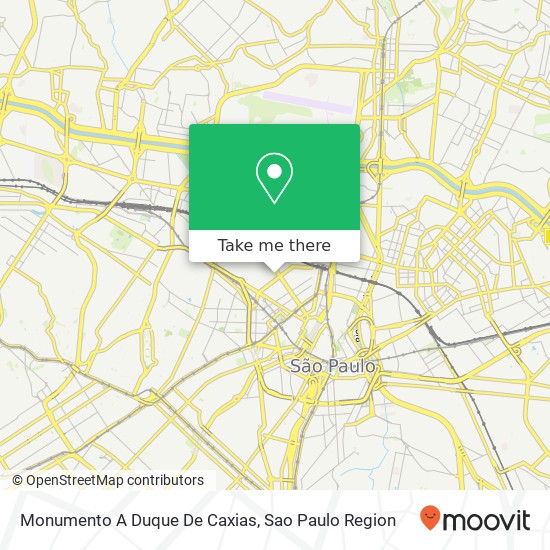 Mapa Monumento A Duque De Caxias