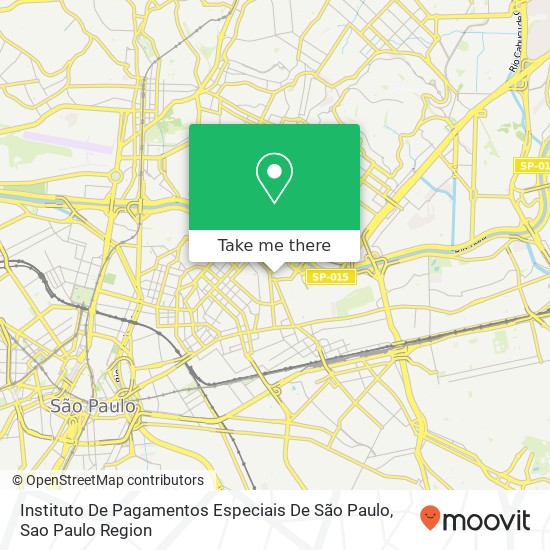 Instituto De Pagamentos Especiais De São Paulo map